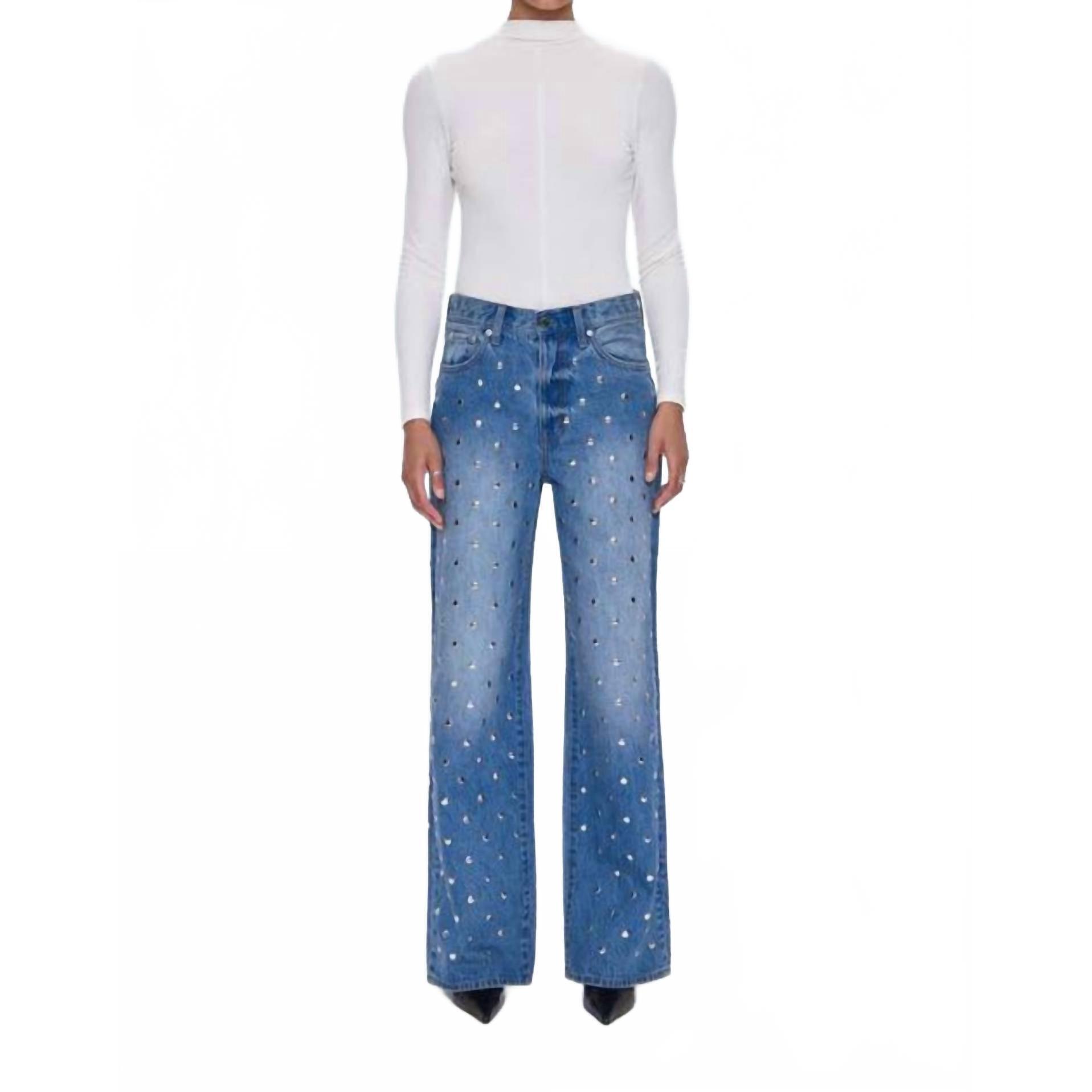 New Pistola Hendrix High Rise Baggy Jean In Charmed